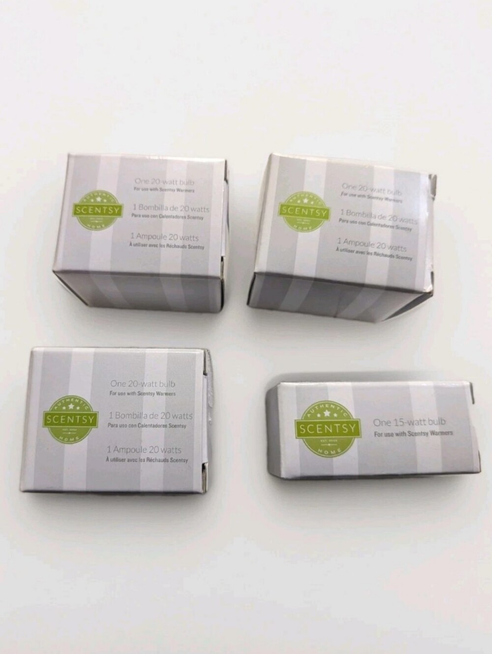 Scentsy Bulb 20w And 15w (Set of 4) Replacement Bulbs